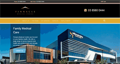 Desktop Screenshot of pinnaclemedical.com.au